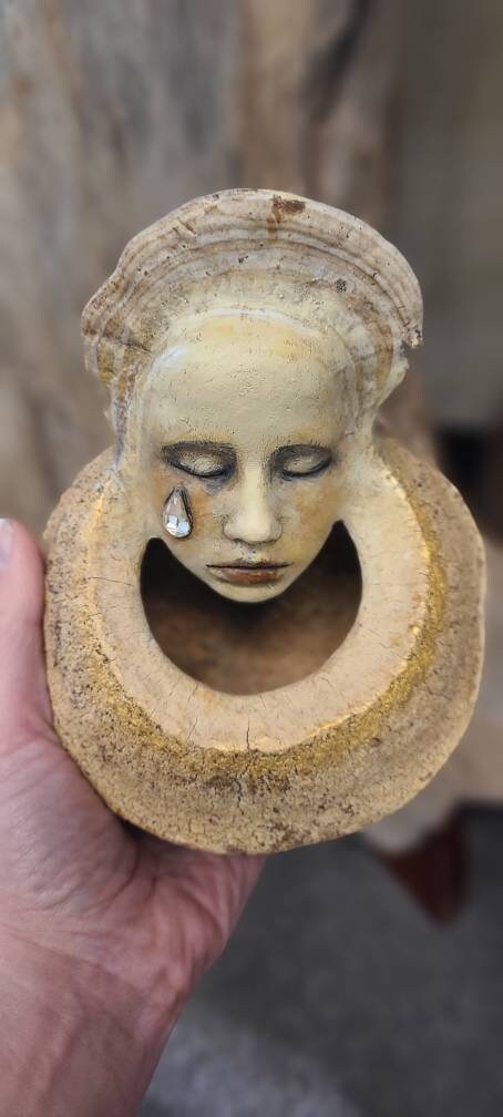 Seed Pot Child, Earth Vessel by Debra Bernier