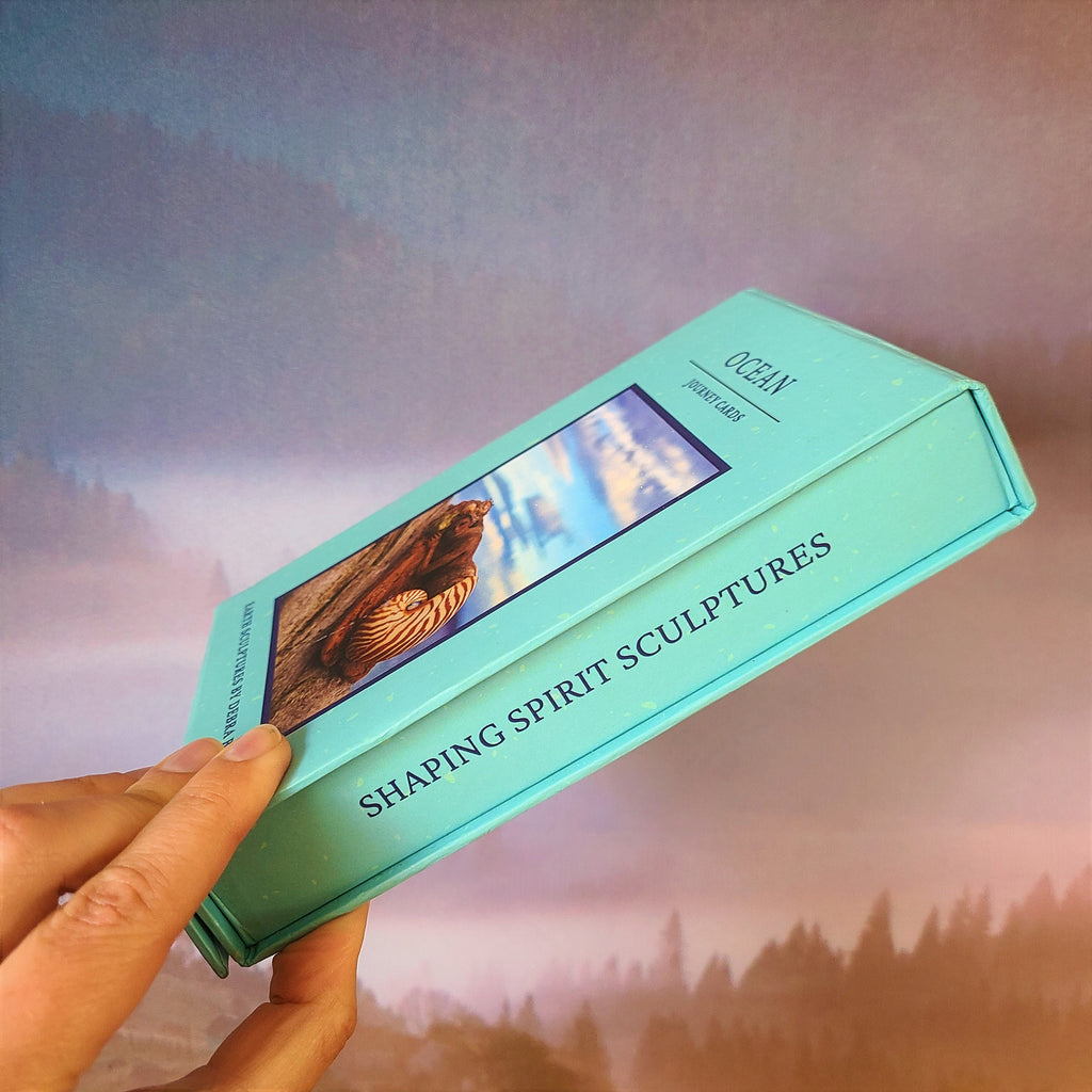 Ocean, Journey Deck, Art Collection with Guidance Questions by Debra Bernier, ShapingSpirit