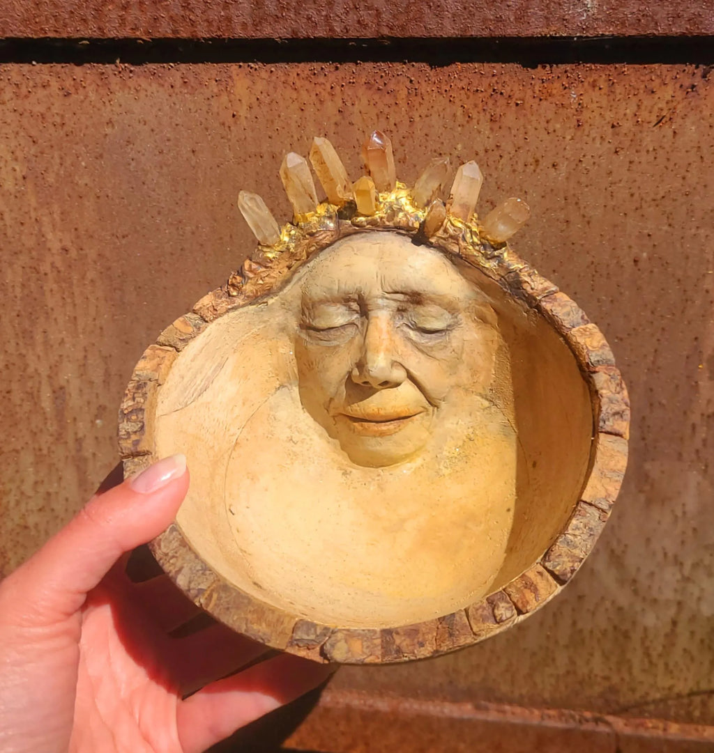 All That I Need, I Have Within Me | Crystal Spiritual Bowl Holder