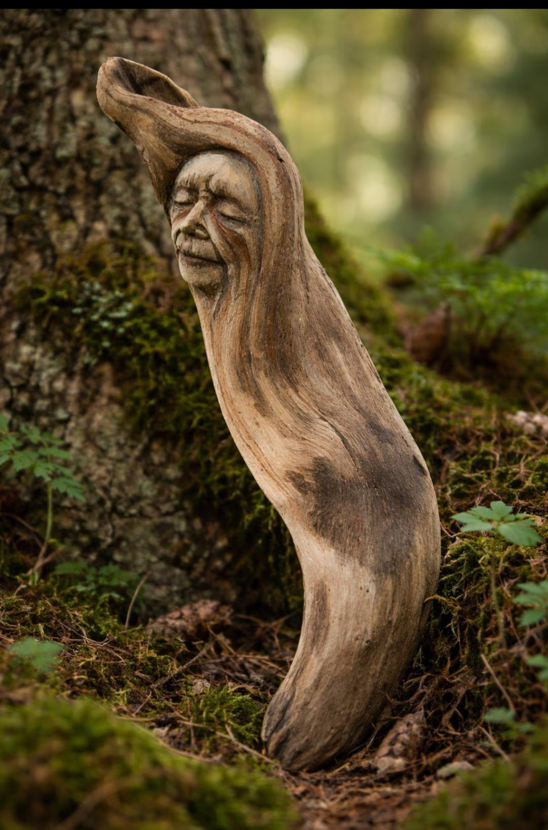 Shaped by the Wind and Waves | Driftwood Woman Sculpture