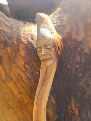 Sacred Wooden Talking Stick | Spiritual Healing