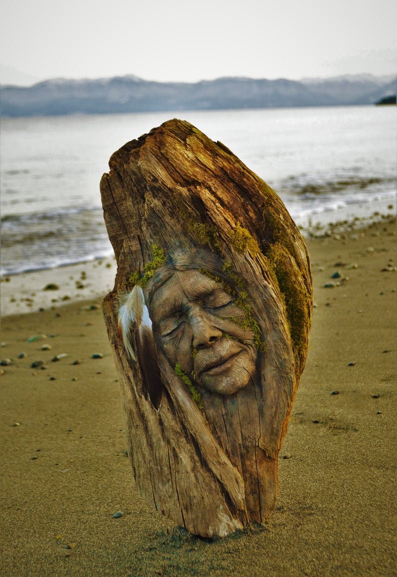 FREE SHIPPING - Art Card, Grandmother Willow, by Debra Bernier, Shaping Spirit