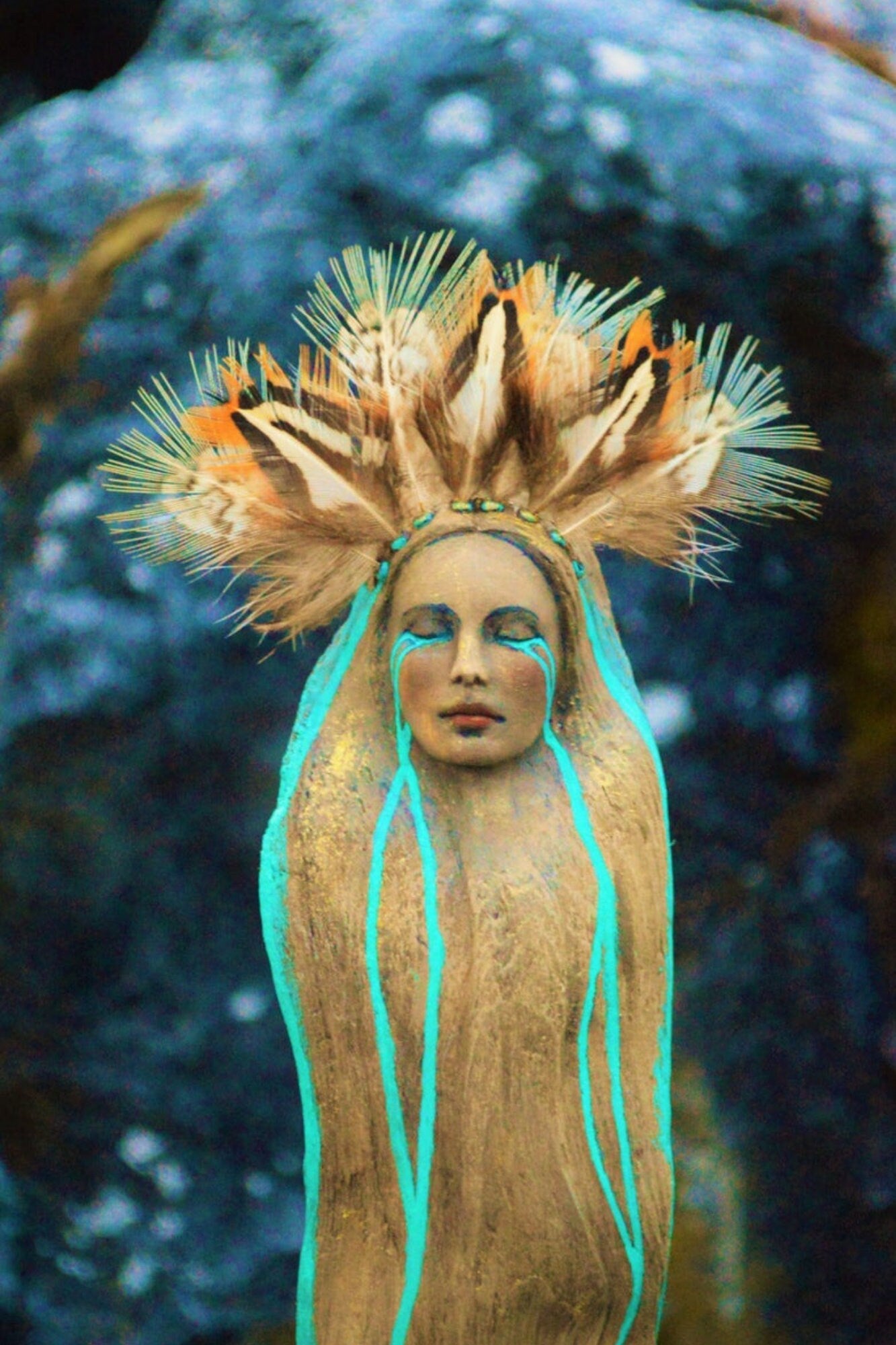 Tears Water Our Growth, Sculpture by Debra Bernier
