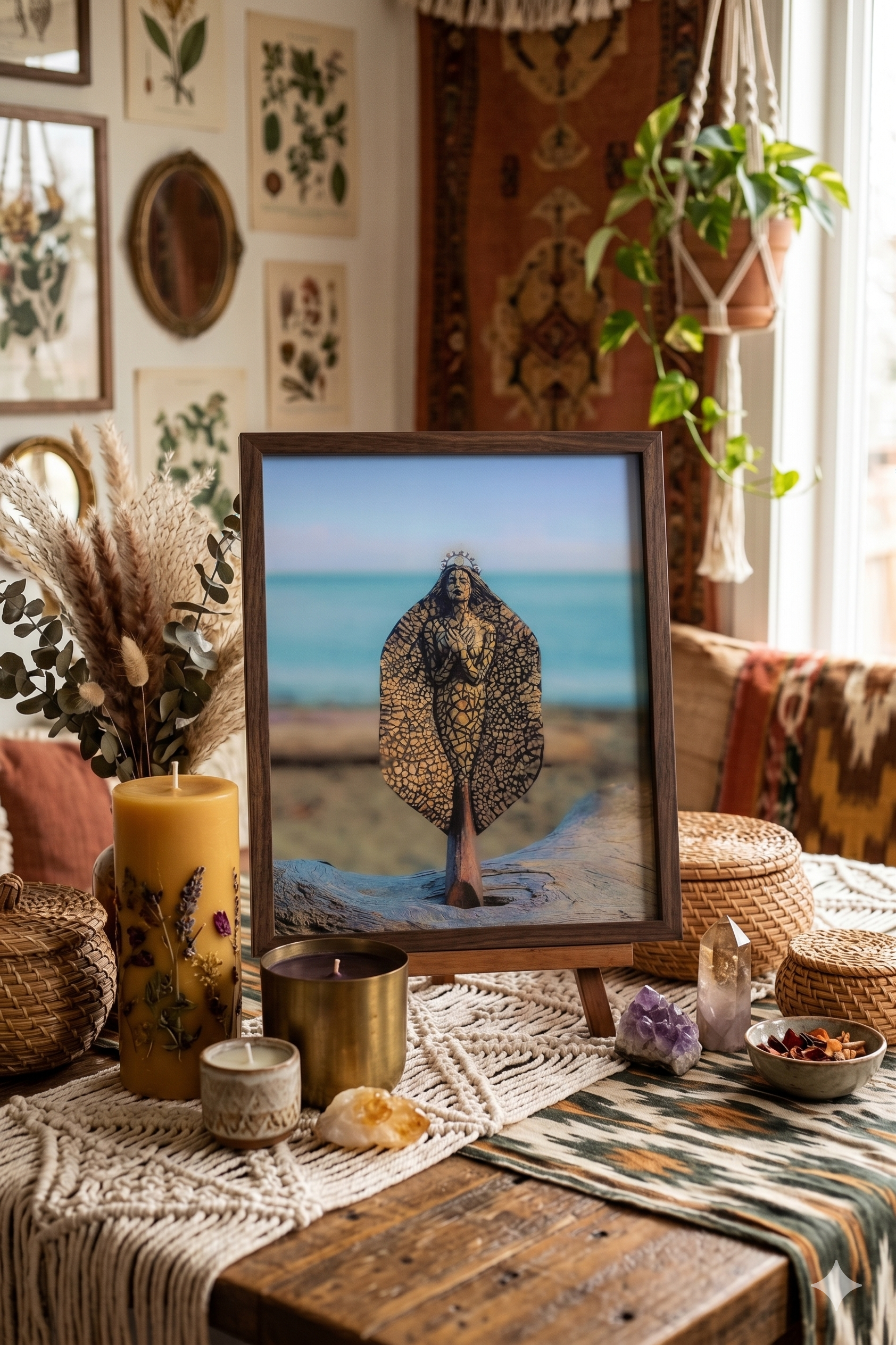 A Mystery to be Experienced | Spiritual Nature Art Card | Goddess Greeting Card