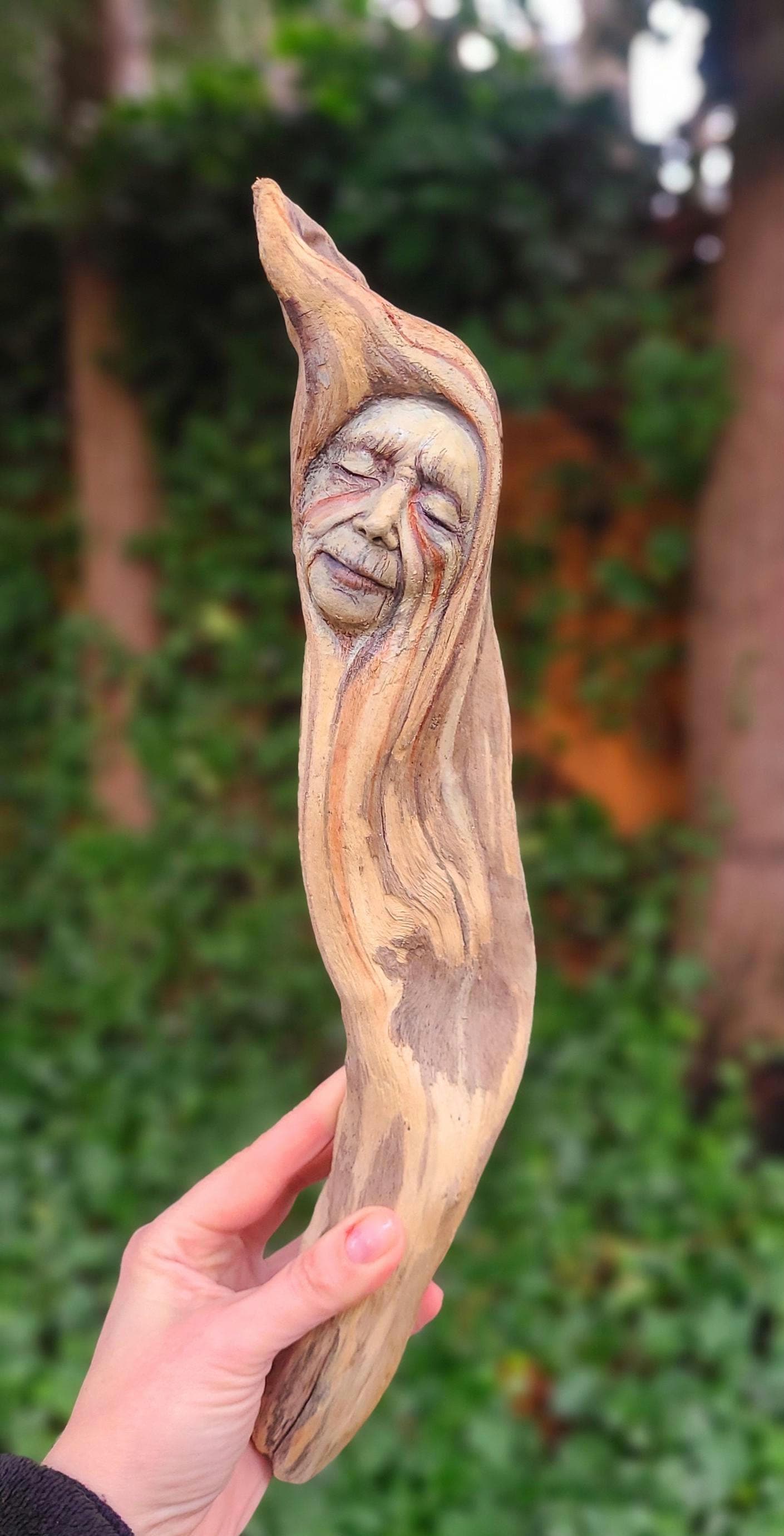 Shaped by the Wind and Waves | Driftwood Woman Sculpture