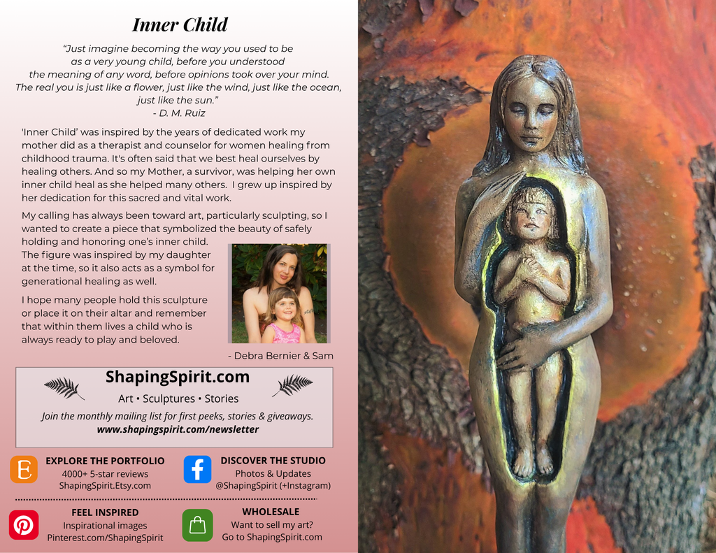 Inner Child - Healing Art Card - Meaningful Greeting Card