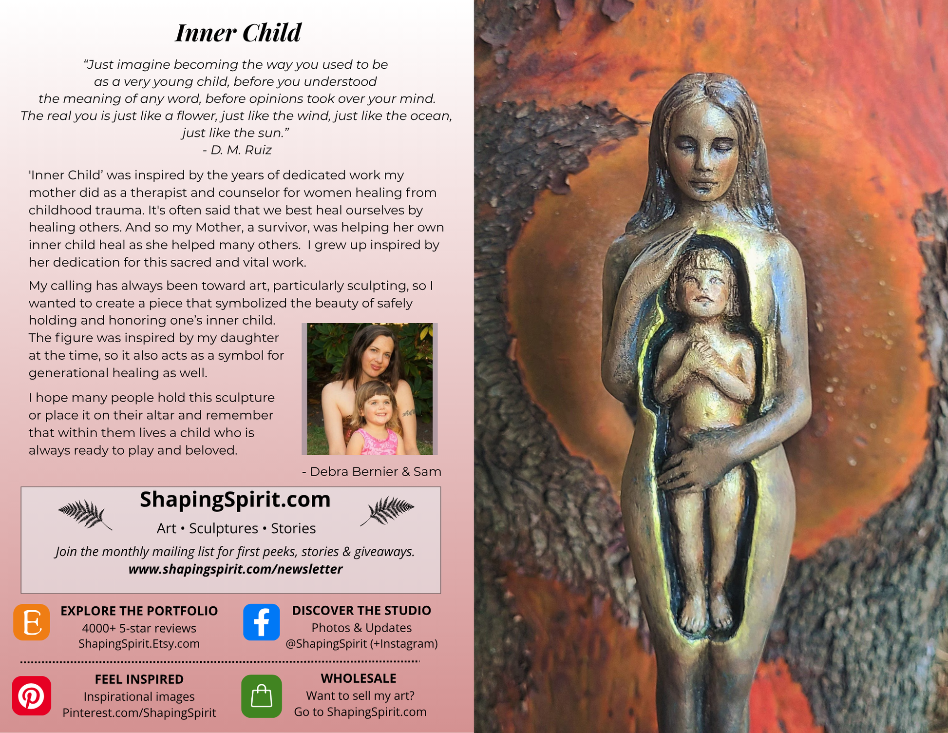 Inner Child - Healing Art Card - Meaningful Greeting Card