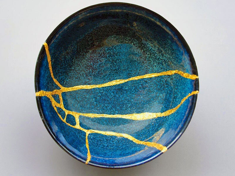 Kintsugi Child, Childhood Healing Statue By Debra Bernier, Shaping Spirit