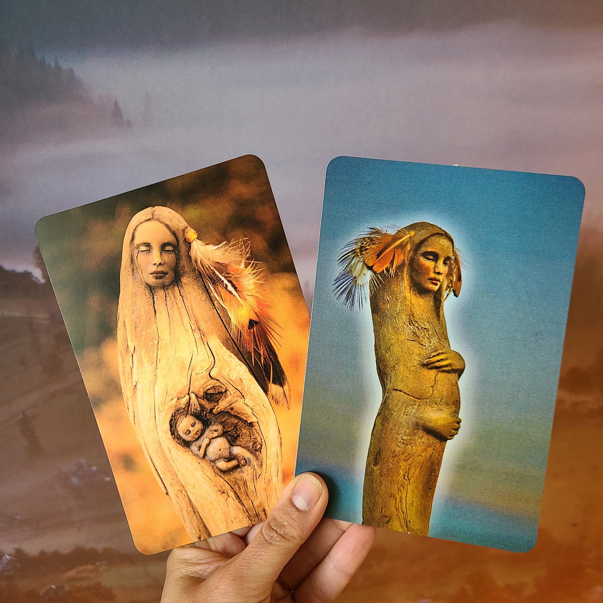Birth, Journey Deck, Art Collection with Guidance Questions by Debra Bernier, ShapingSpirit