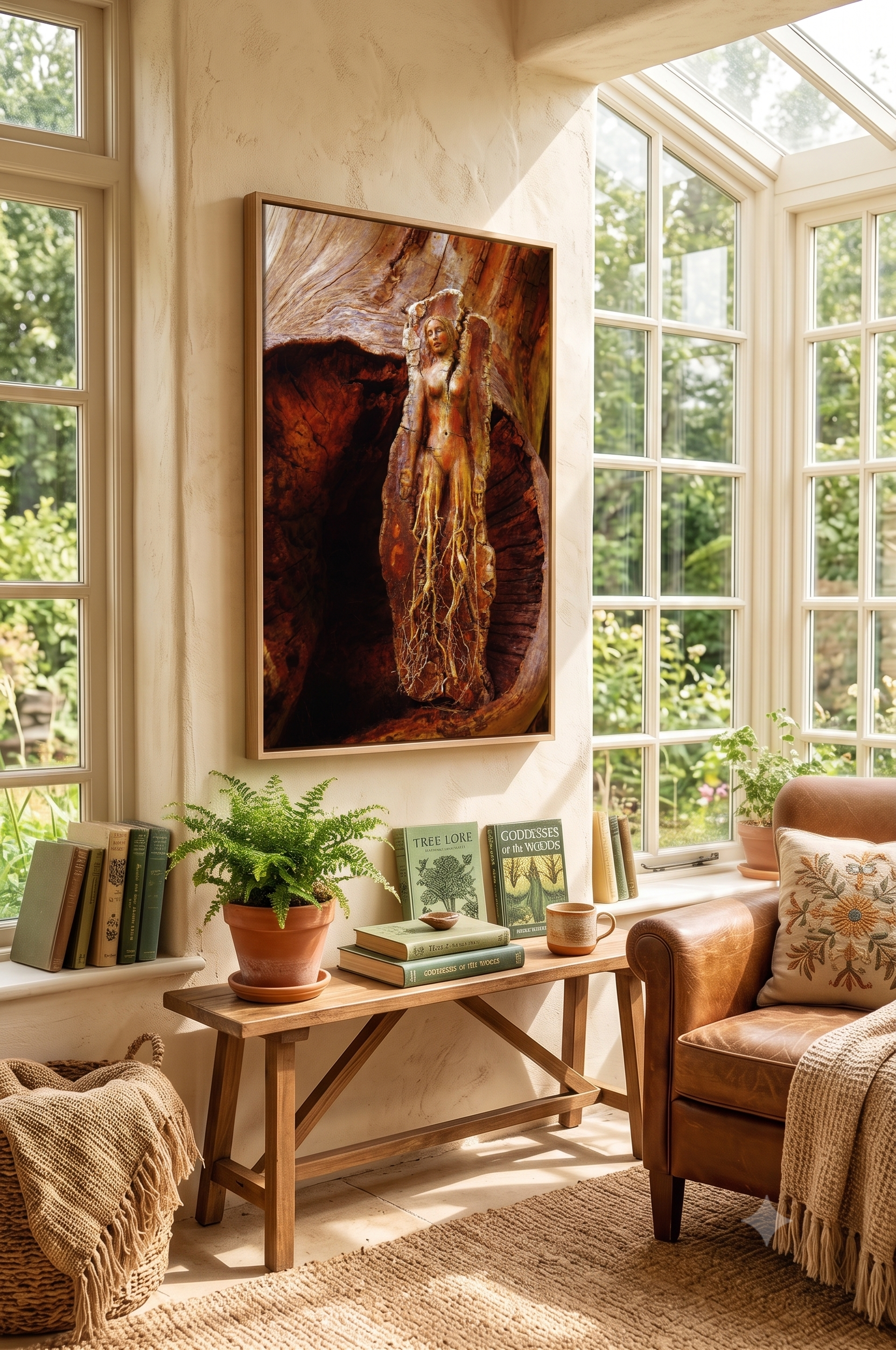 One Breath, Roots Woman | Fine Art Canvas Print