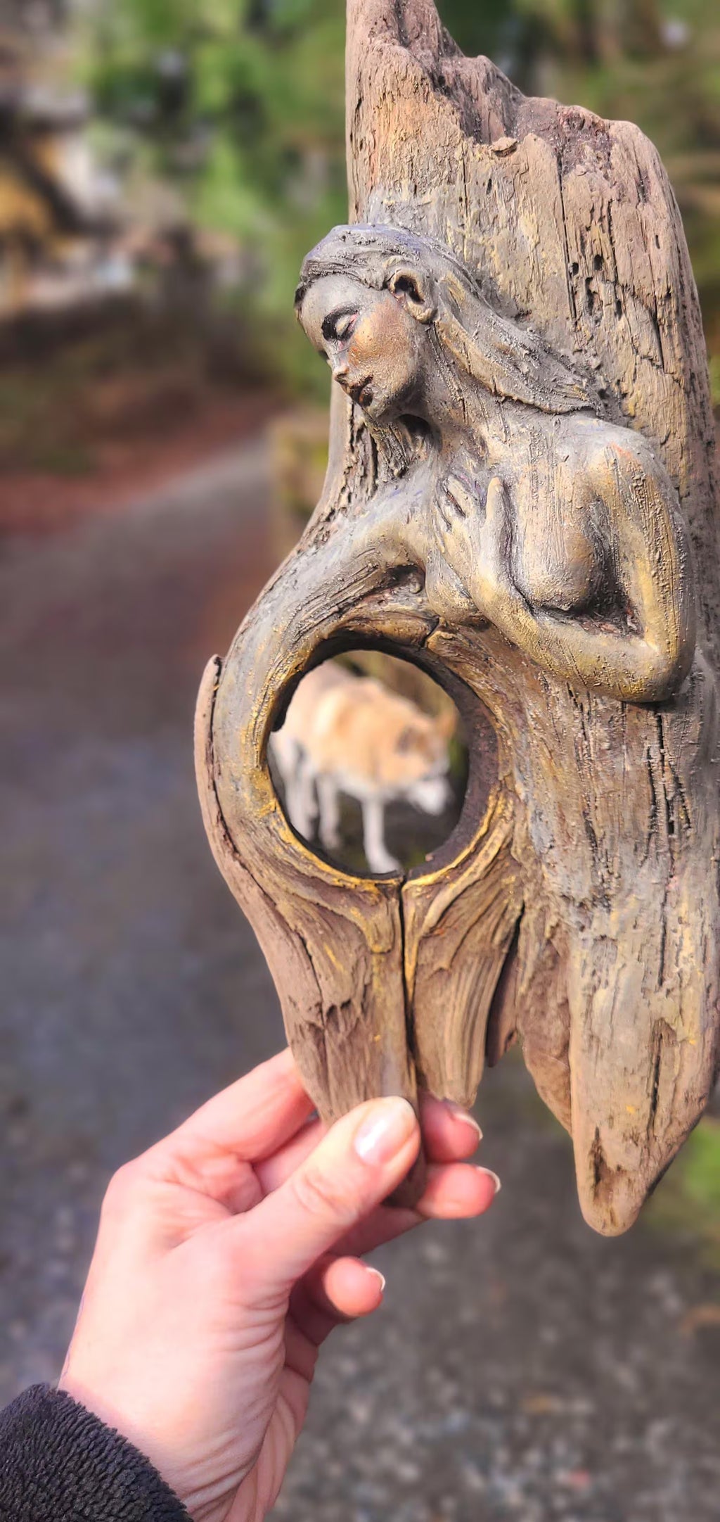 We See Into The Life Of Things | Driftwood Sculpture