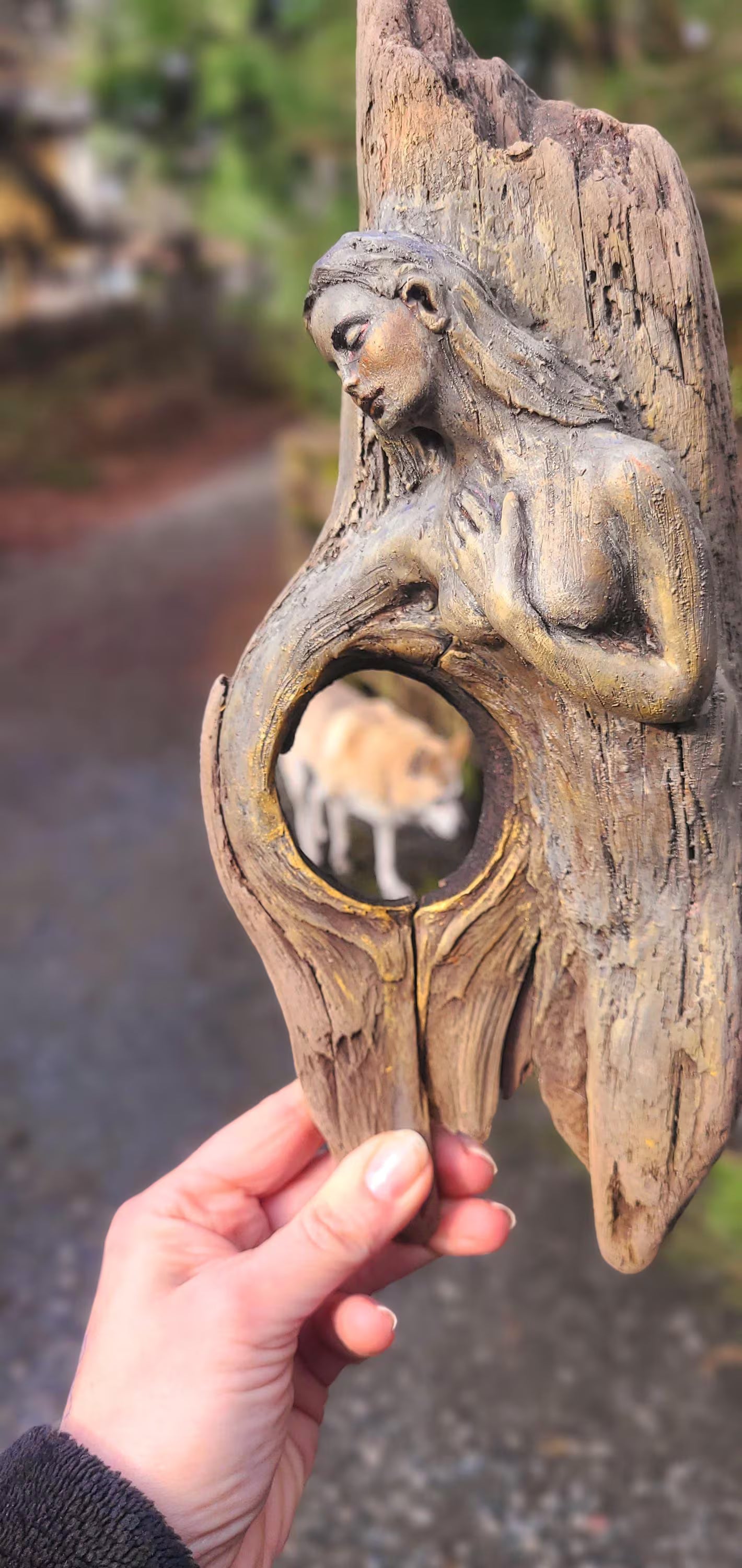 We See Into The Life Of Things | Driftwood Sculpture