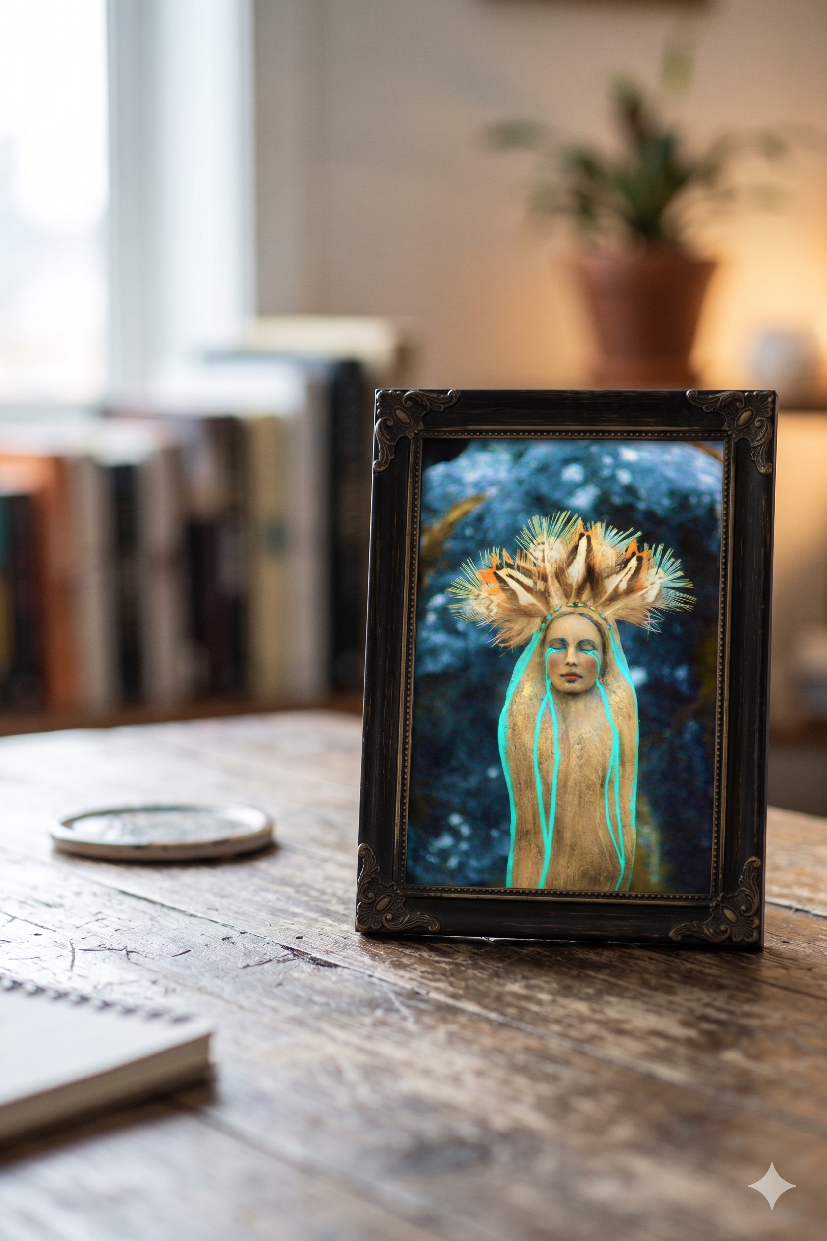 Tears Water Our Growth | Healing Art Card | Meaningful Greeting Card