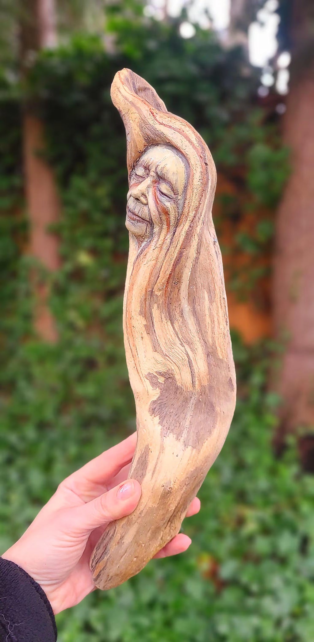 Shaped by the Wind and Waves | Driftwood Woman Sculpture