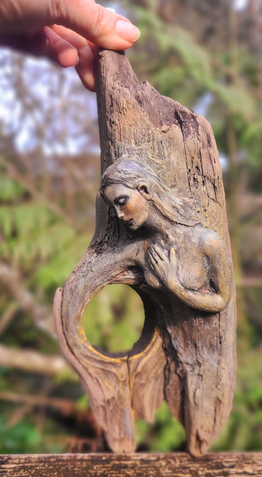 We See Into The Life Of Things | Driftwood Sculpture