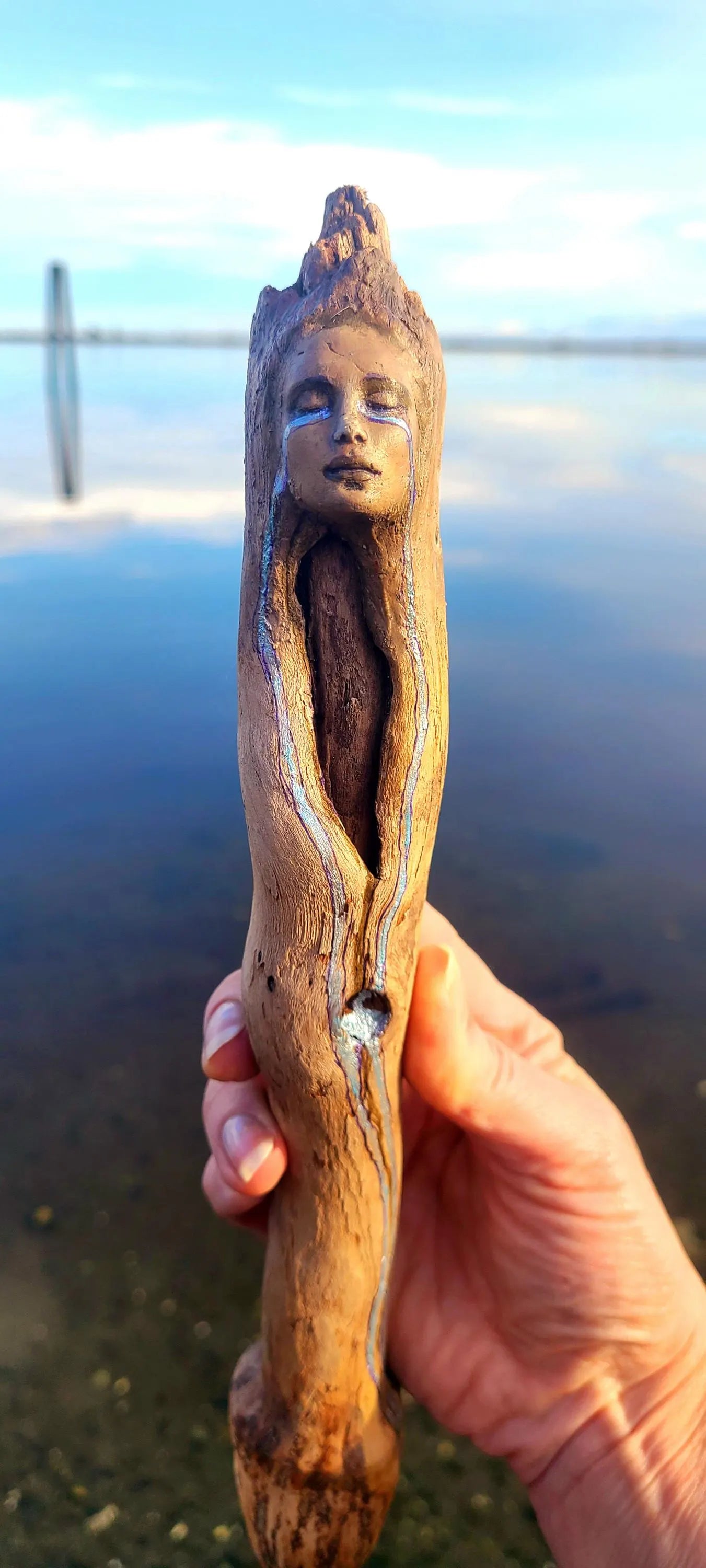 The Beauty of Sorrow, Driftwood Wand | Woodland Spiritual Art