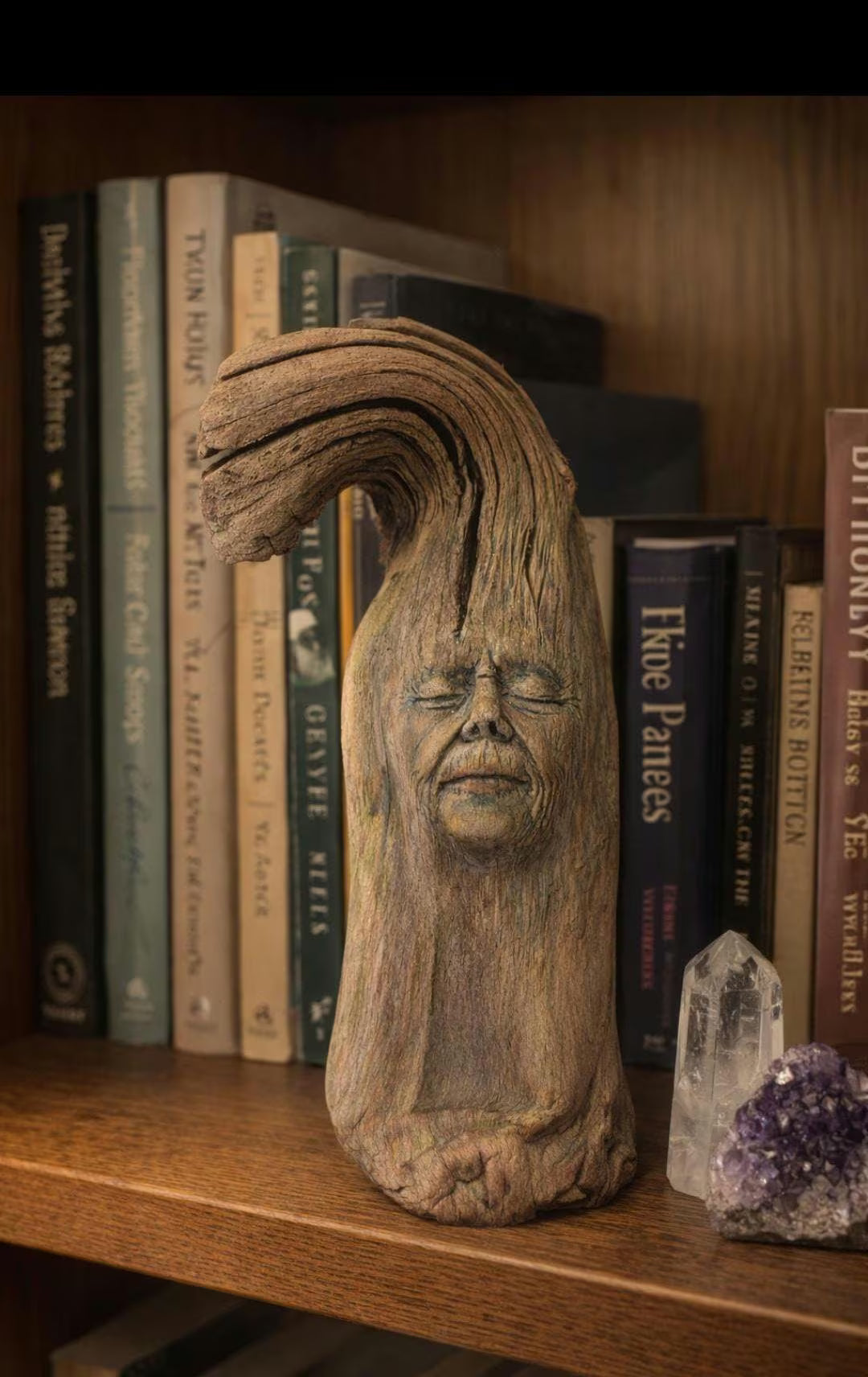 Wind, Waves & Wood, Driftwood Being | Coastal Art