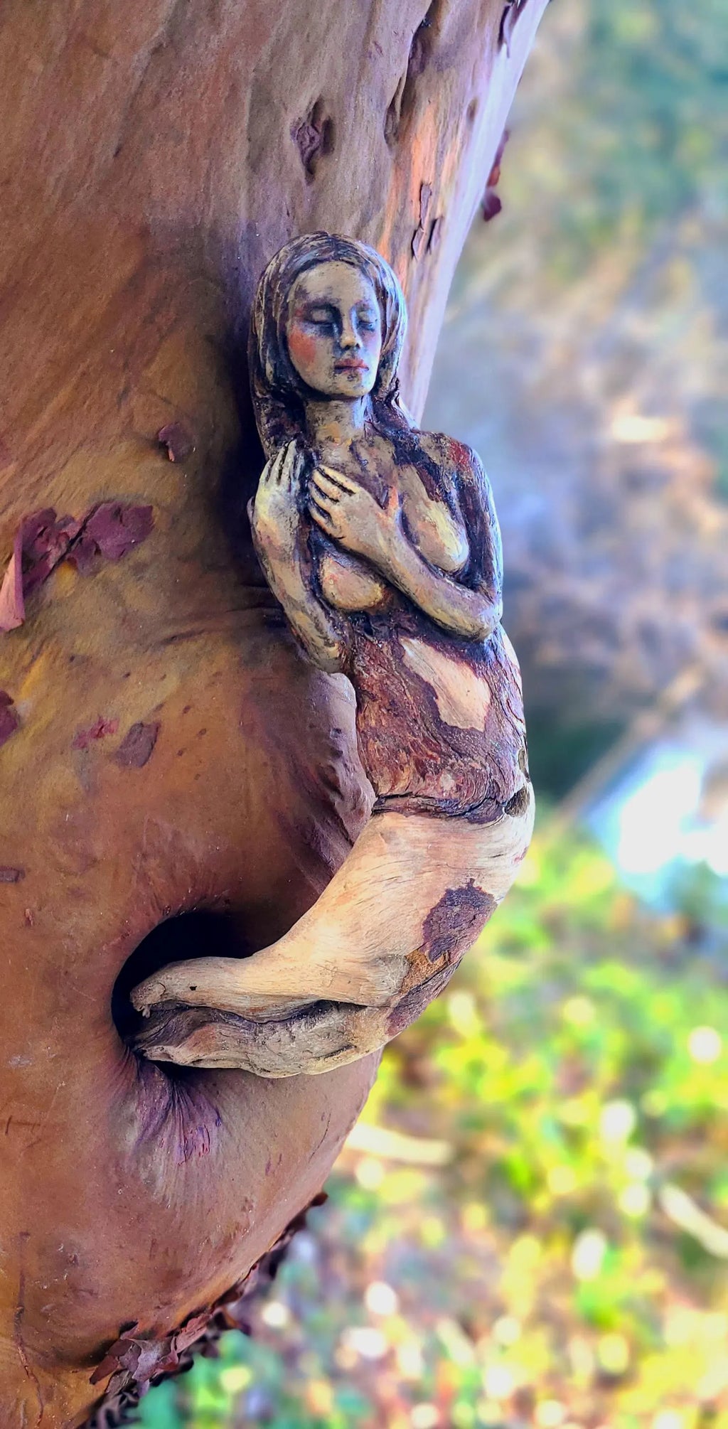 Wooden Mermaid Magical Being