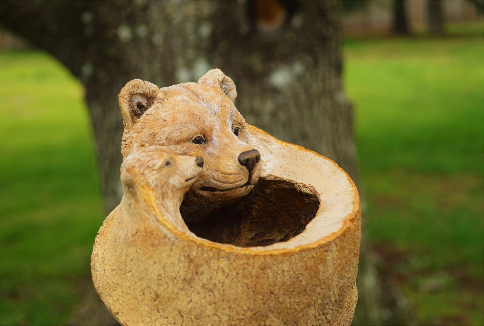 Mama & Baby Bear, Monkey Pot Bowl | Animal Inspired Art