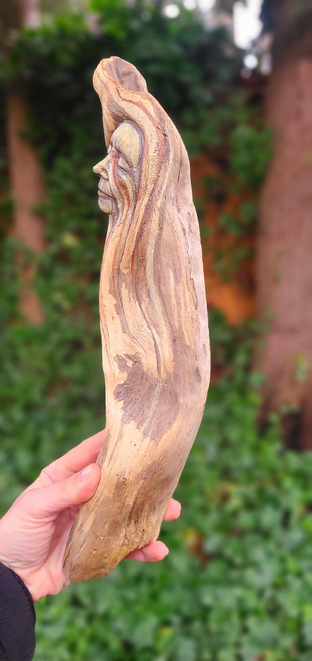 Shaped by the Wind and Waves | Driftwood Woman Sculpture