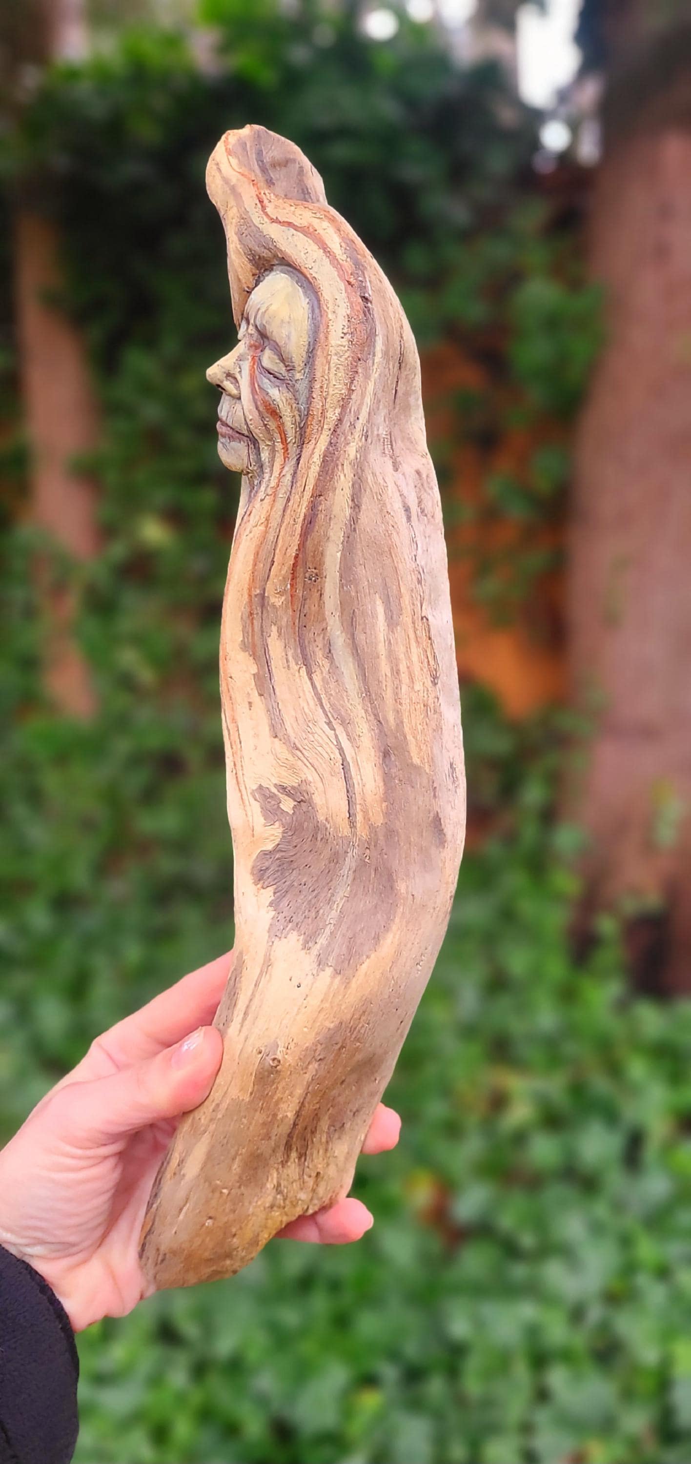 Shaped by the Wind and Waves | Driftwood Woman Sculpture