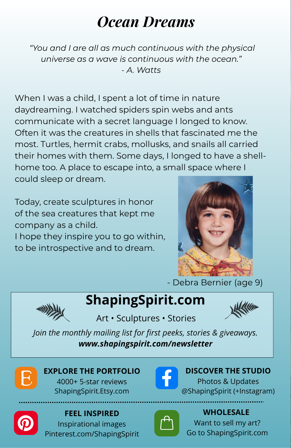Ocean Dreams - Ocean Art Card - Nature Inspired Greeting Card