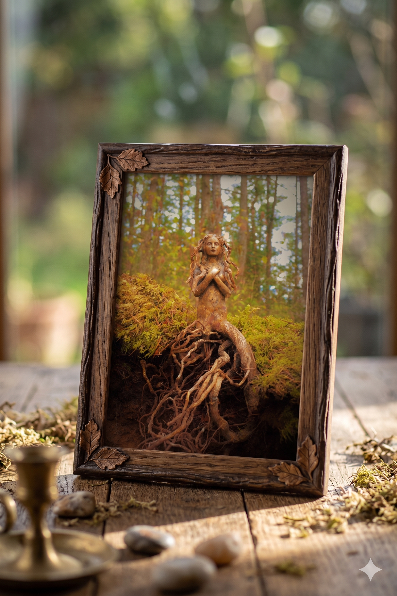 The Tree and Me | Forest Art Card | Nature Inspired Greeting Card