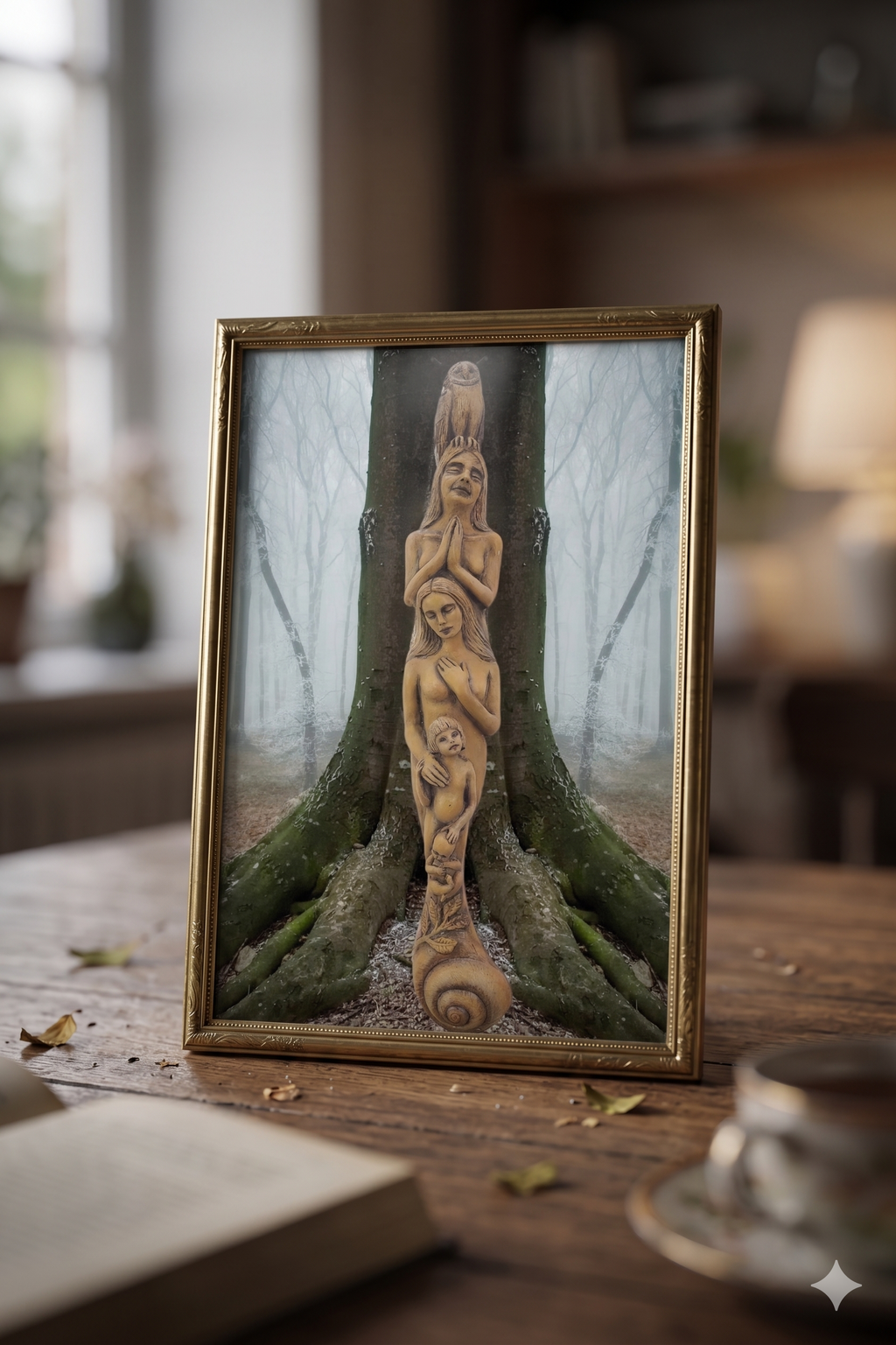 Totem of Woman | Feminine Art Card | Spiritual Greeting Card