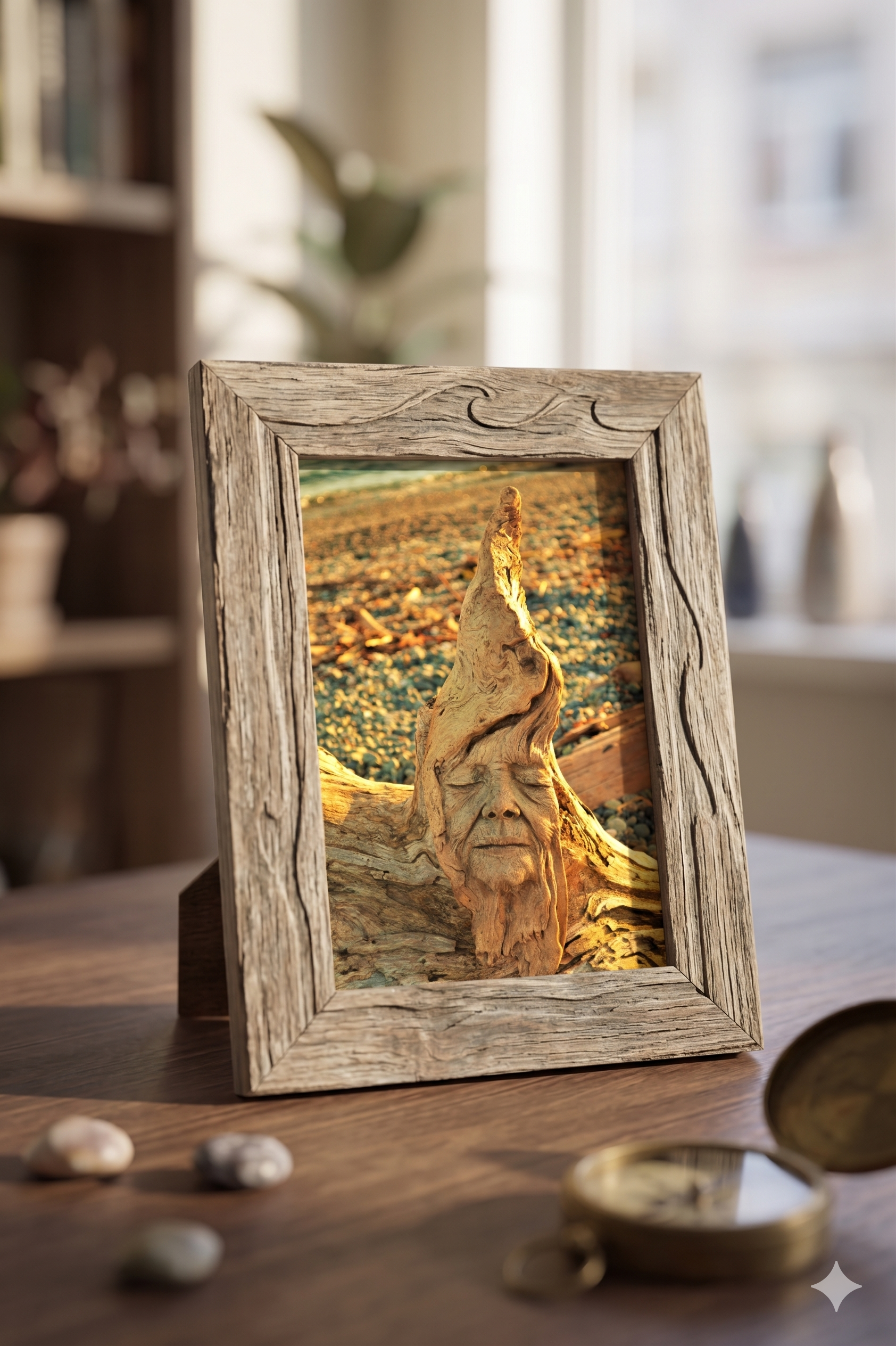 Wisdom in Wood | Elder Wisdom Art Card | Nature Inspired Greeting Card