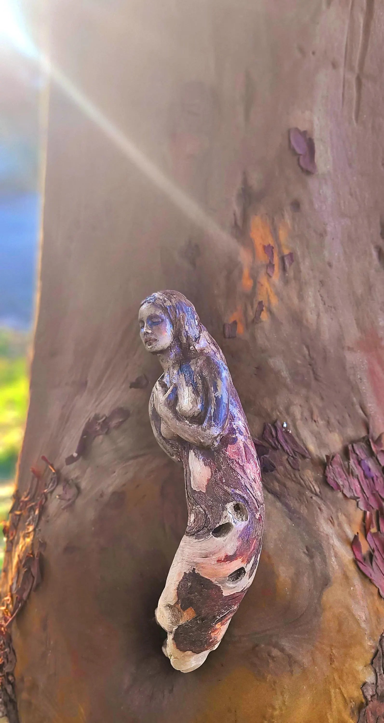Wooden Mermaid Magical Being