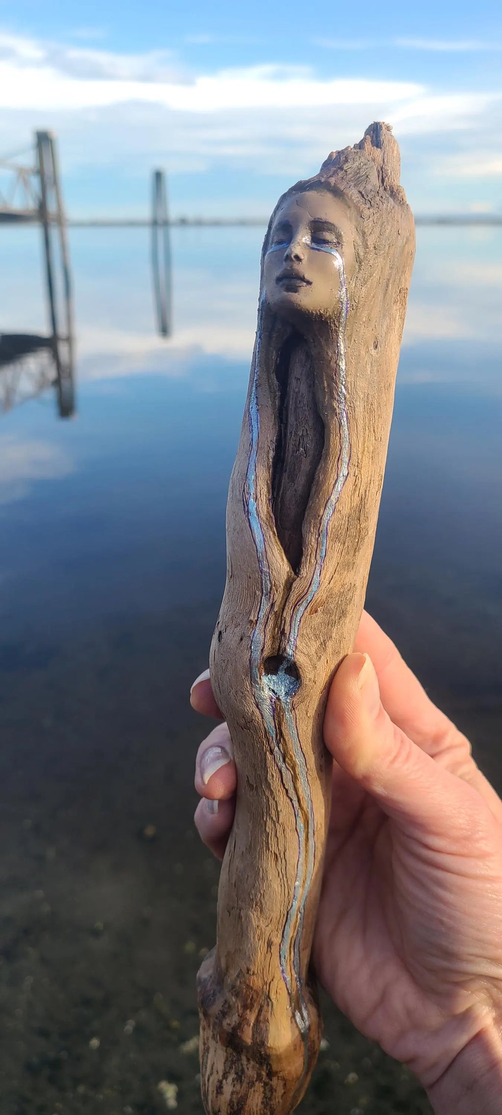 The Beauty of Sorrow, Driftwood Wand | Woodland Spiritual Art