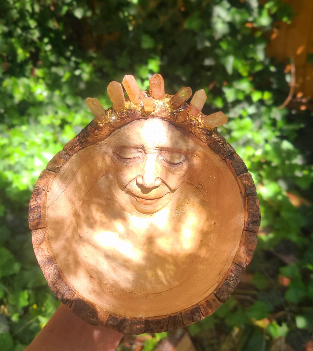 All That I Need, I Have Within Me | Crystal Spiritual Bowl Holder