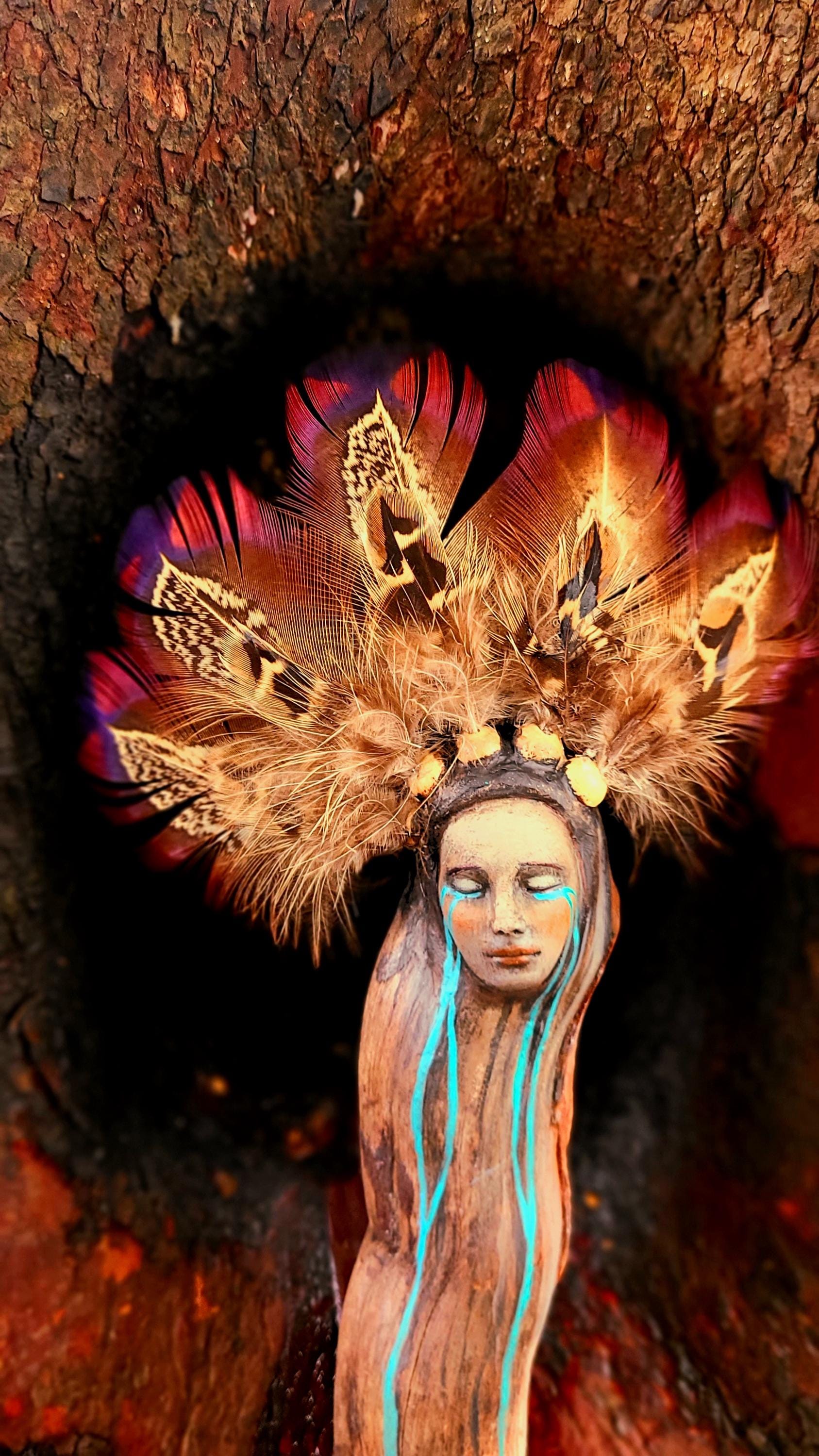 Tears Water Our Growth, Sculpture by Debra Bernier