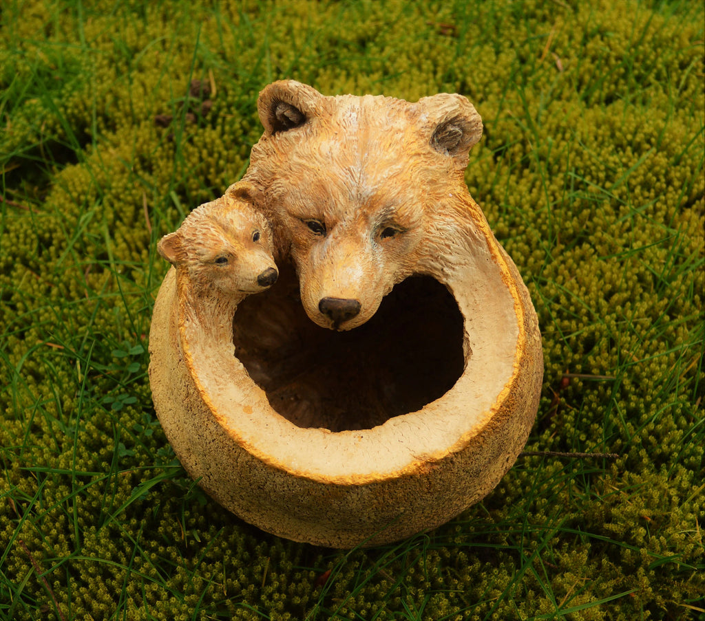 Mama & Baby Bear, Monkey Pot Bowl | Animal Inspired Art