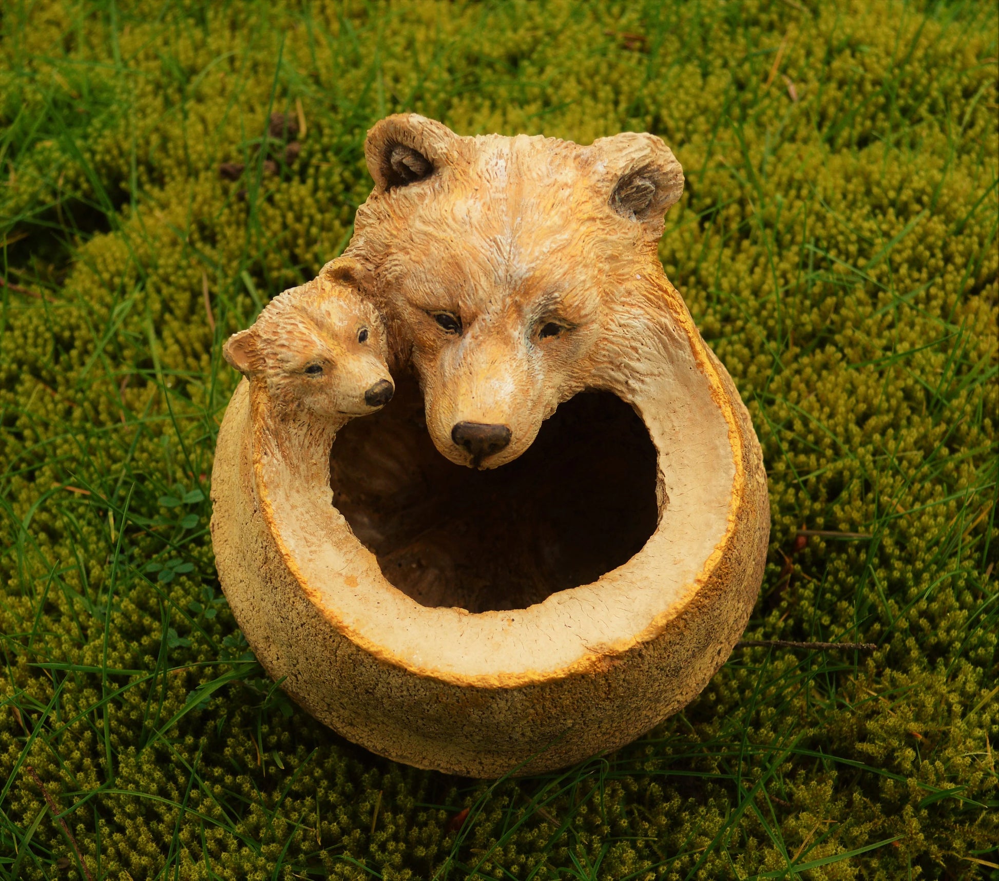 Mama & Baby Bear, Monkey Pot Bowl | Animal Inspired Art