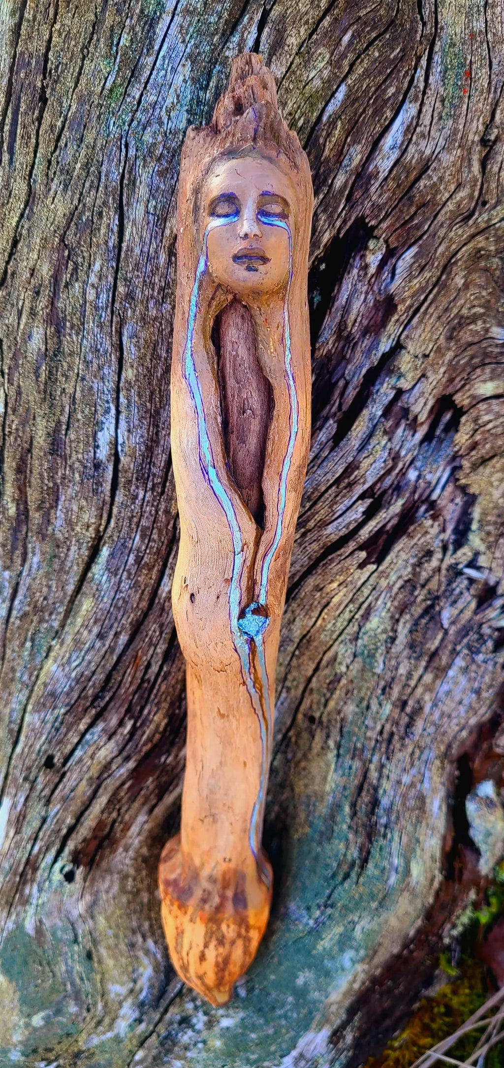 The Beauty of Sorrow, Driftwood Wand | Woodland Spiritual Art
