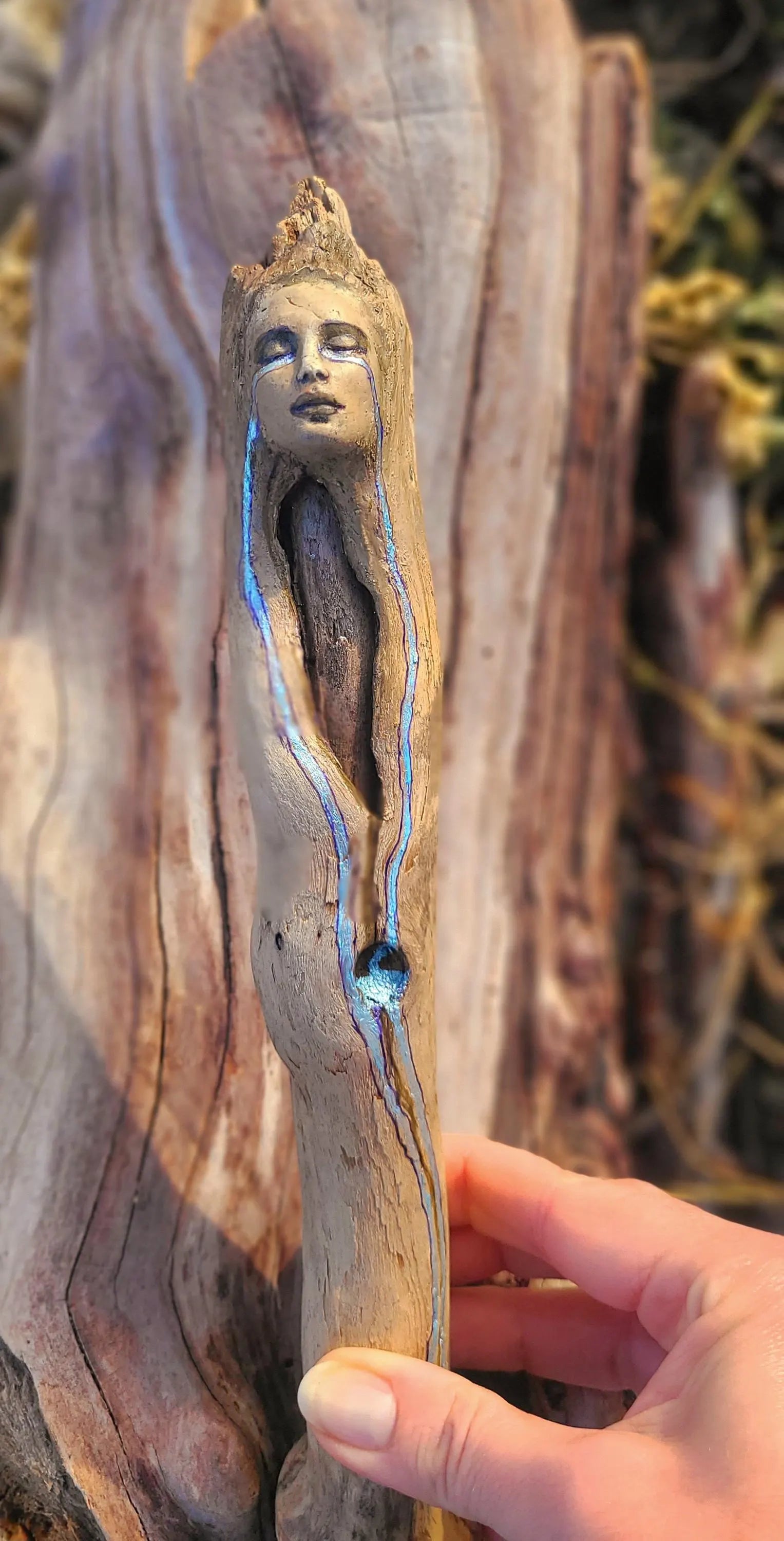 The Beauty of Sorrow, Driftwood Wand | Woodland Spiritual Art