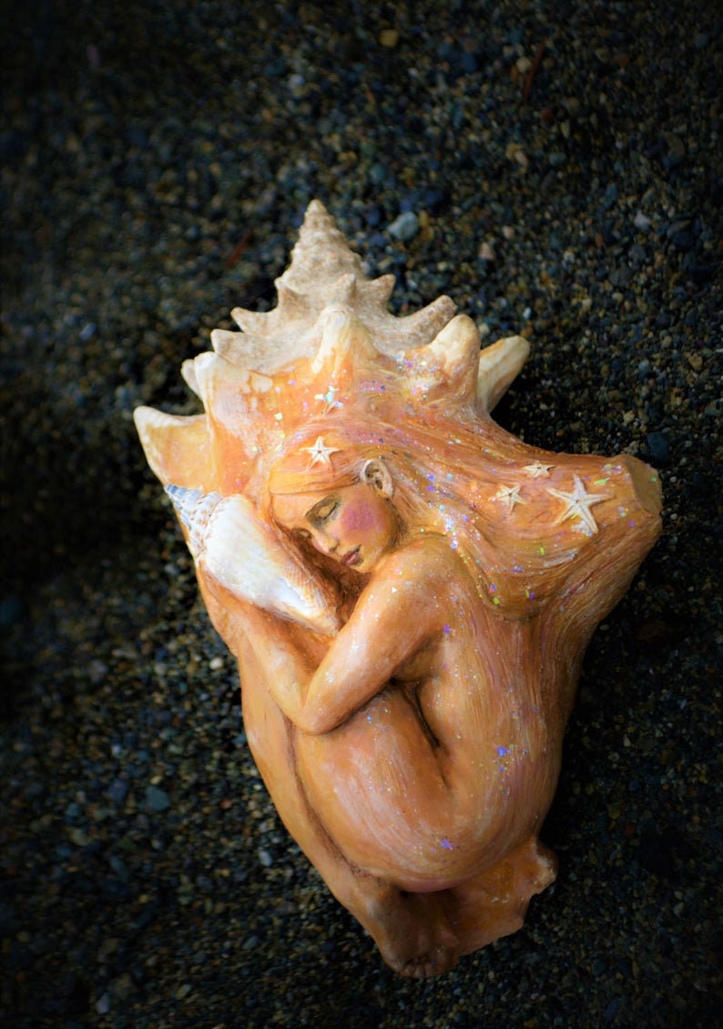 FREE SHIPPING - Art Card, Ocean Dreams, by Debra Bernier, Shaping Spirit