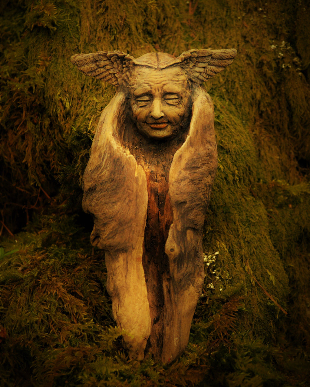 FREE SHIPPING - Art Card, Crow Woman, by Debra Bernier, Shaping Spirit