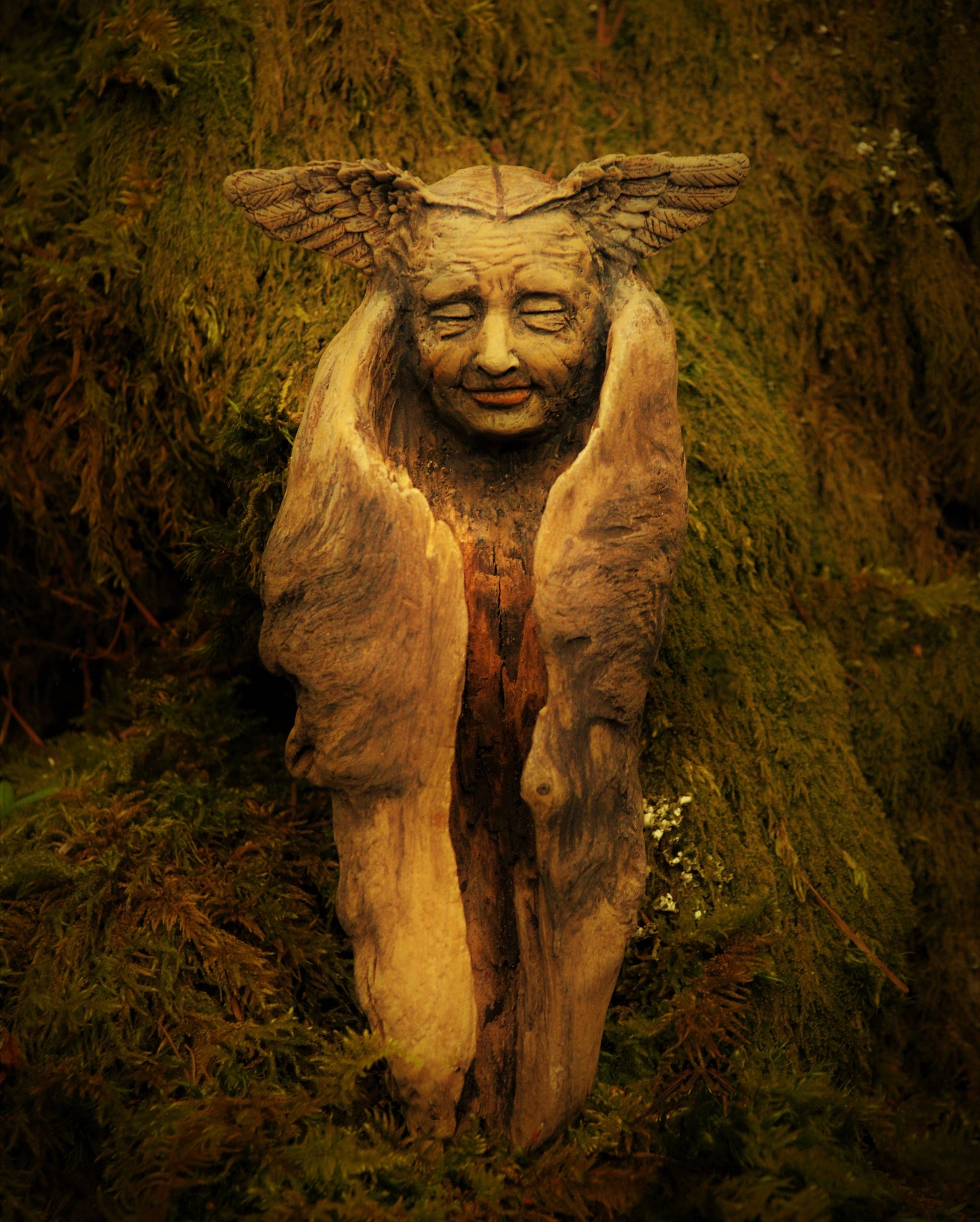 FREE SHIPPING - Art Card, Crow Woman, by Debra Bernier, Shaping Spirit