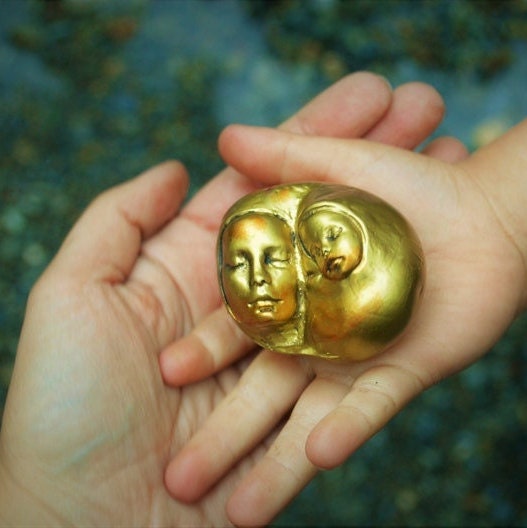 Mom and Baby Box, Mother and Baby Art Collection, by Shaping Spirit, Debra Bernier