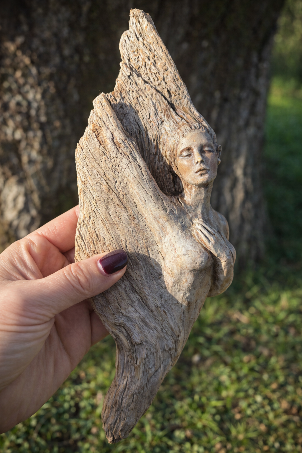 A Memory Within – Original Spiritual Sculpture | One of a Kind Figurative Art by Debra Bernier