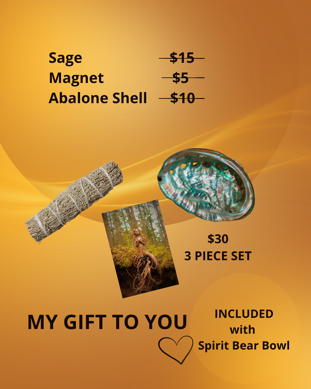 Spirit Bear Bowl | Protection, Healing & Intention Home Decor