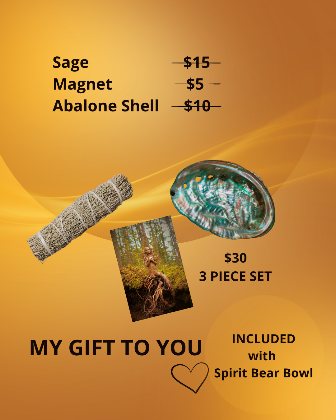 Spirit Bear Bowl | Protection, Healing & Intention Home Decor
