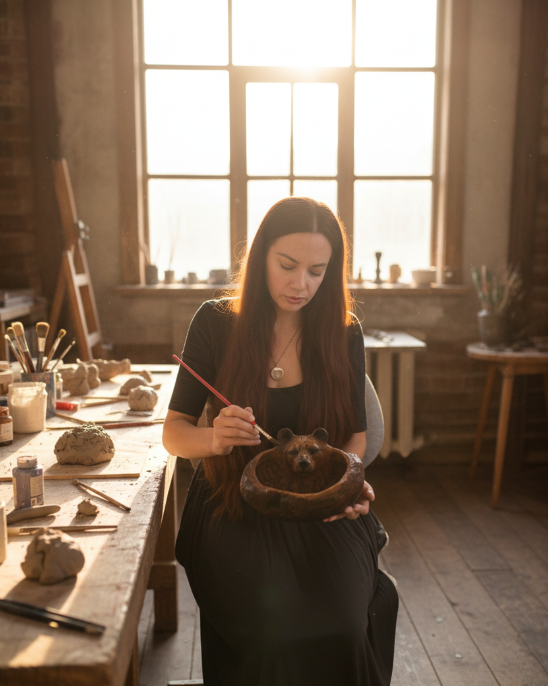 Spirit Bear Bowl | Protection, Healing & Intention Home Decor