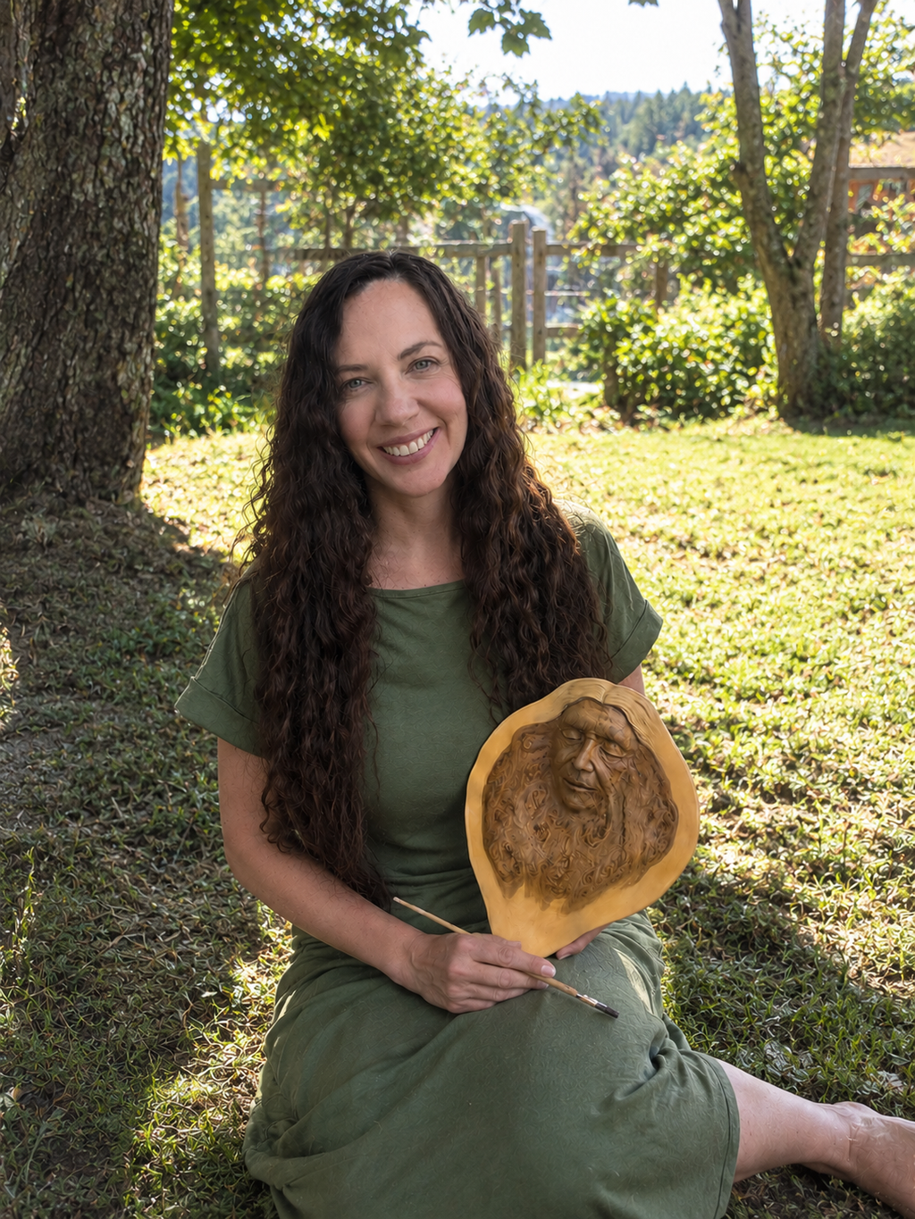Wisdom Bowl, Wooden Burl Bowl sculpture, By Debra Bernier, Shaping Spirit