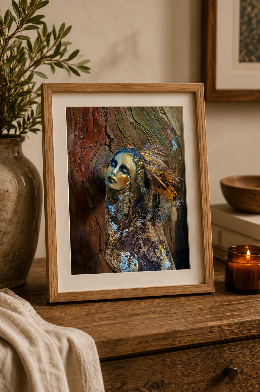 Earth, I Belong To You | Nature Art Card | Spiritual Greeting Card
