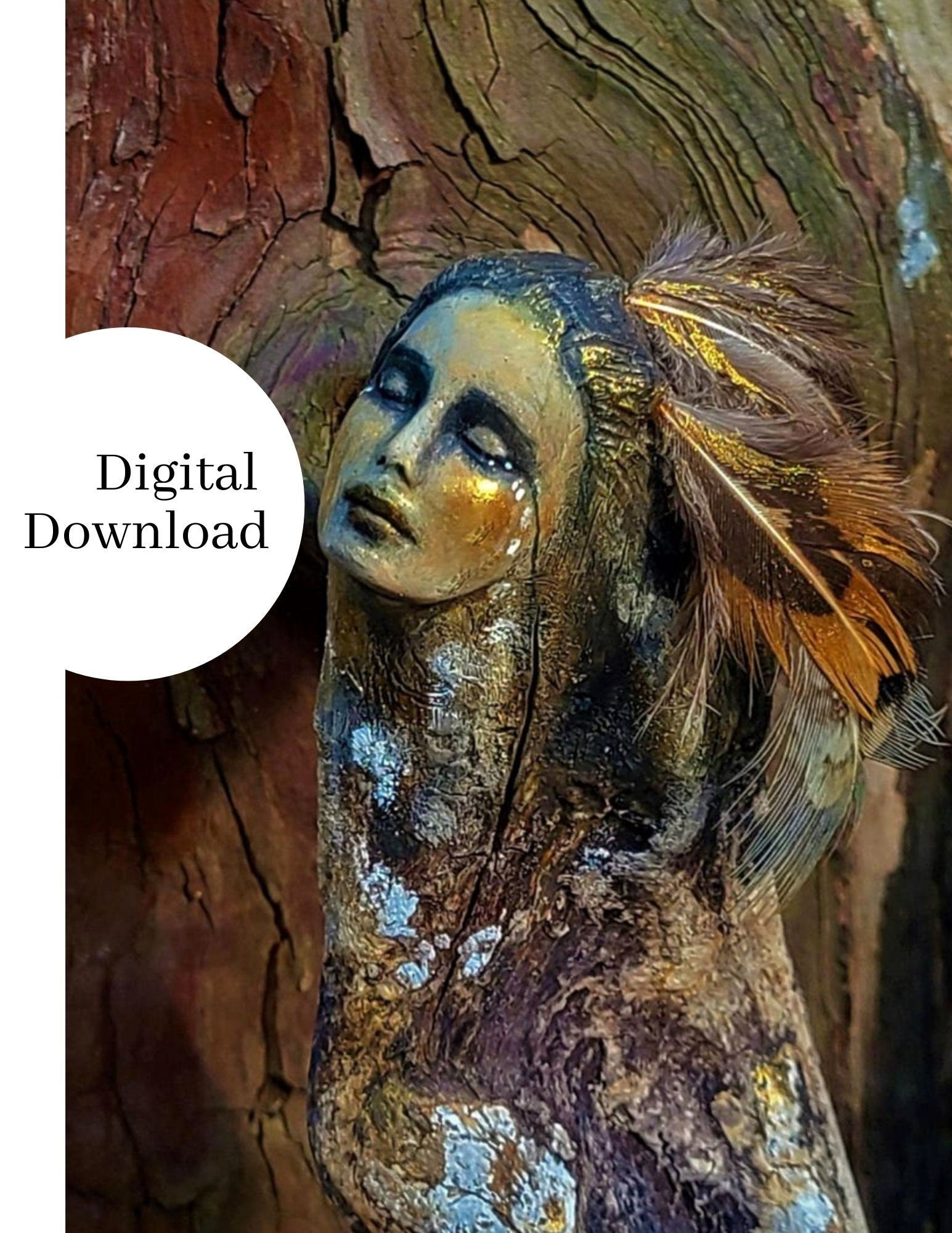 Digital download spiritual artwork printable wall art instant download by Debra Bernier