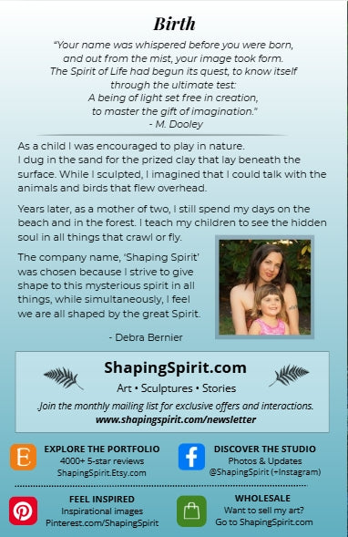 Birth | Birth Art Card | Meaningful Greeting Card