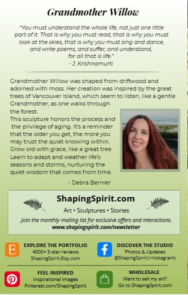Grandmother Willow | Elder Wisdom Art Card  | Nature Inspired Greeting Card
